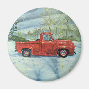 Íman Pegando a Árvore para o Natal