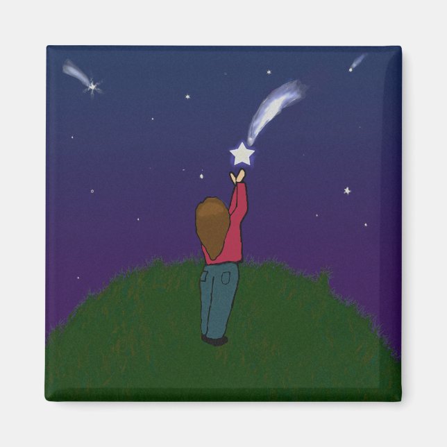 Íman Pegar uma estrela chamadora (Frente)