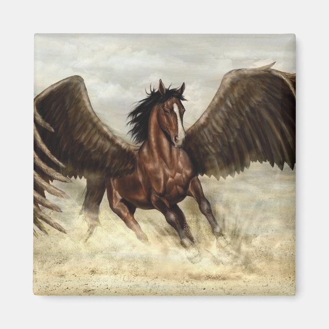 Íman Pegasus na asa (Frente)