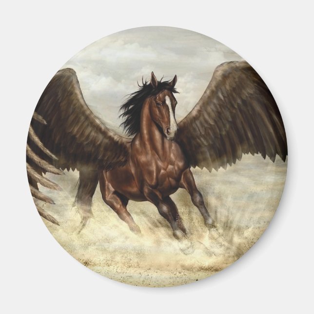 Íman Pegasus na asa (Frente)