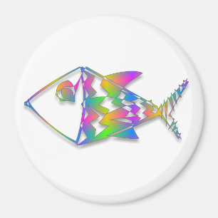 Íman Peixe Abstrato