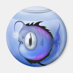 Íman Peixe-âncora aquário tigela azul-gira