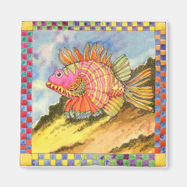 Íman Peixe com Borda Verificada #2