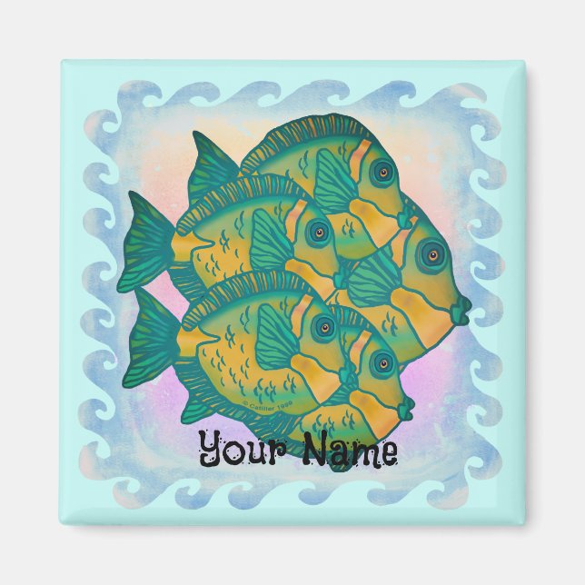 Íman Peixe de Floresta Chuva (Frente)