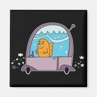 Íman Peixe dirigindo um carro - ímã