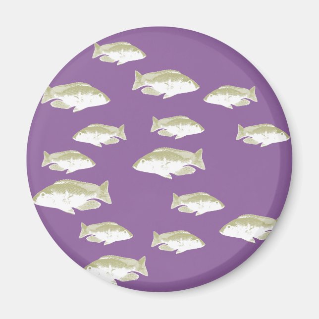 Íman Peixe em roxo (Frente)