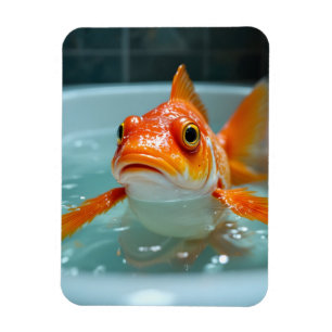 Íman Peixe engraçado no banho