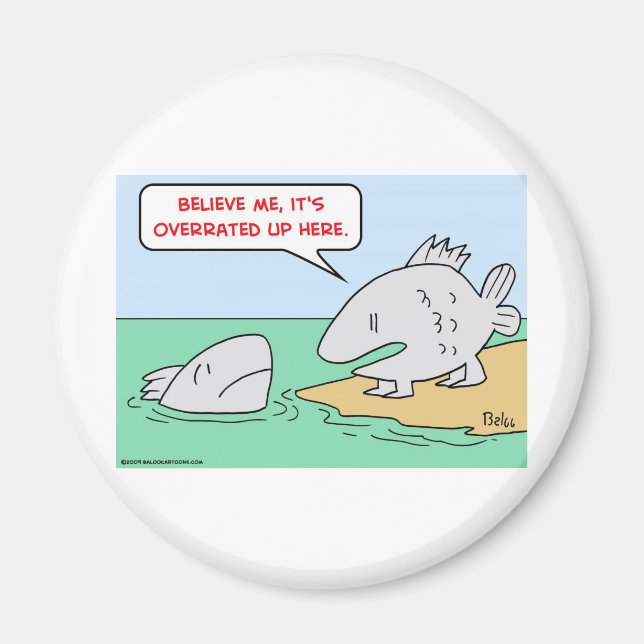 Íman peixe, evolução, sobrevalorizado (Frente)