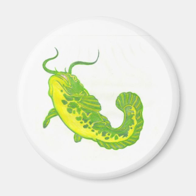 Íman Peixe-gato sortudo (Frente)