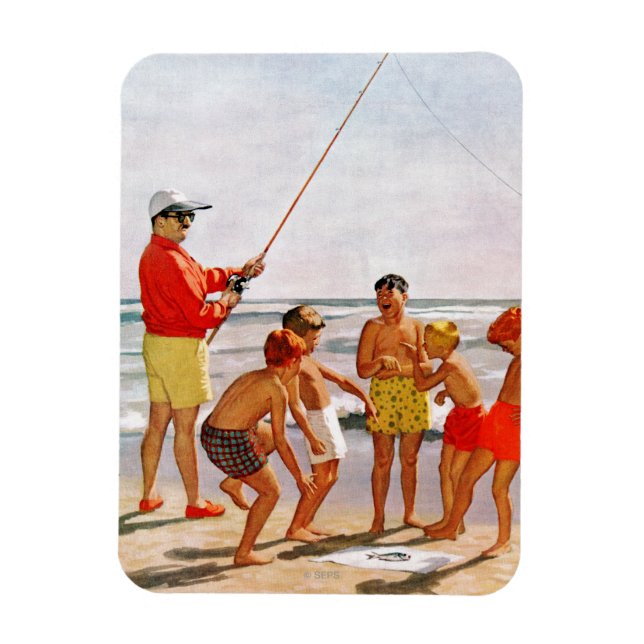 Íman Peixe Grande e Polonês de Richard Sargent (Vertical)