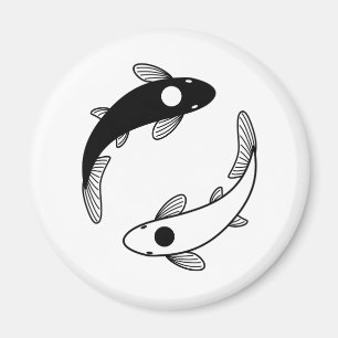 Íman Peixe Koi Yin Yang
