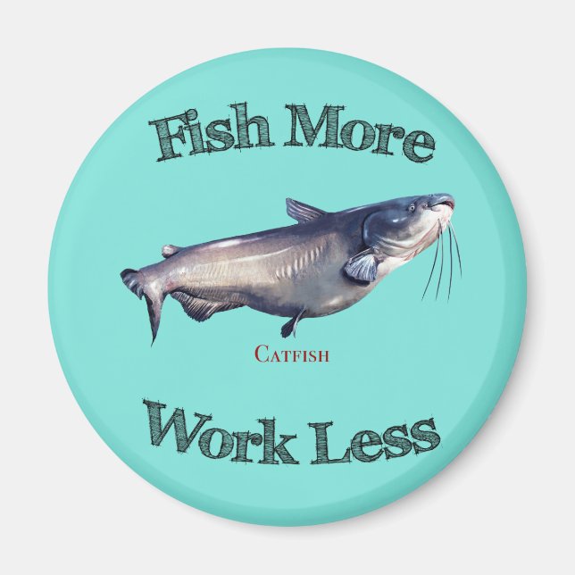Íman Peixe Mais Peixe-Peixe Menos Trabalho (Frente)
