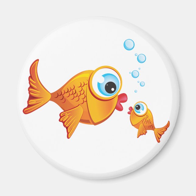 Íman PEIXE - Oliva e picada: (Frente)