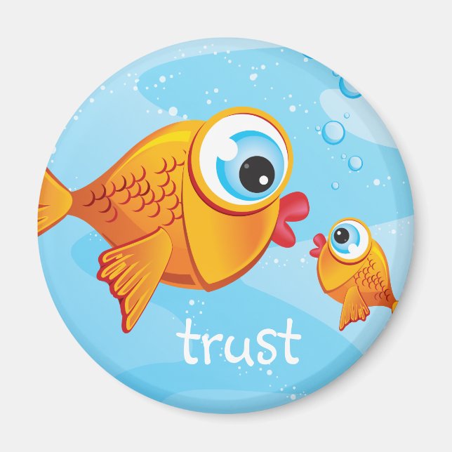 Íman PEIXE - Oliva e picada: (Frente)