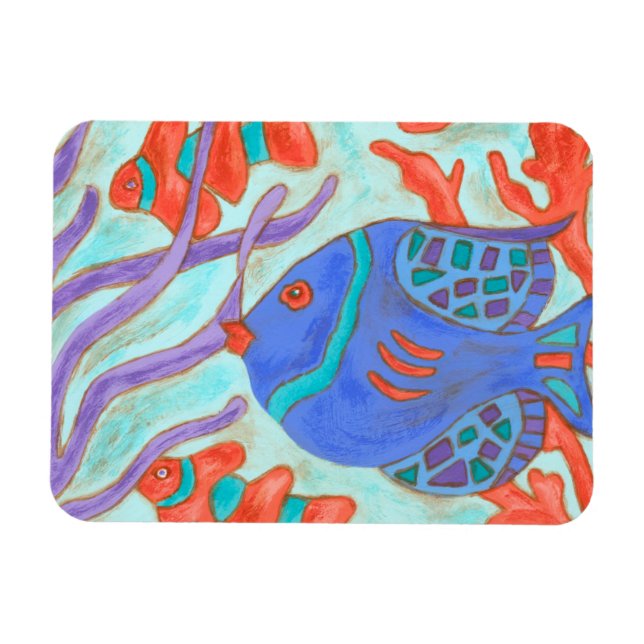 Íman Peixe pop (Horizontal)