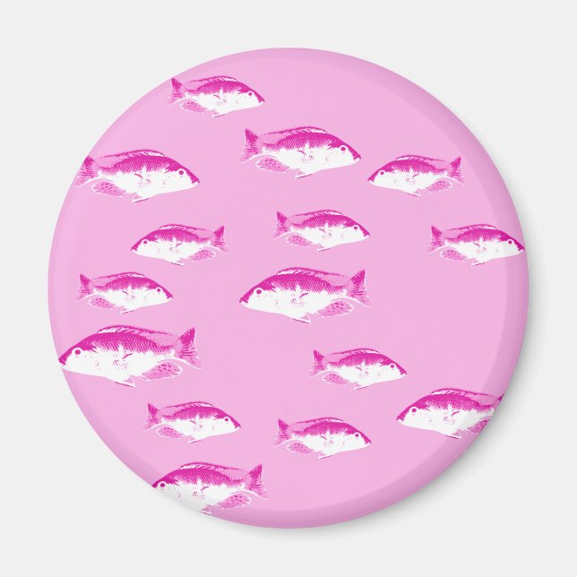 Íman Peixe rosa (Frente)