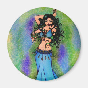 Íman Peixes Belly Dancer Art