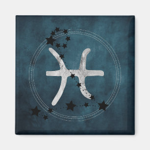 Íman Peixes das estrelas da constelação de zodipo pre