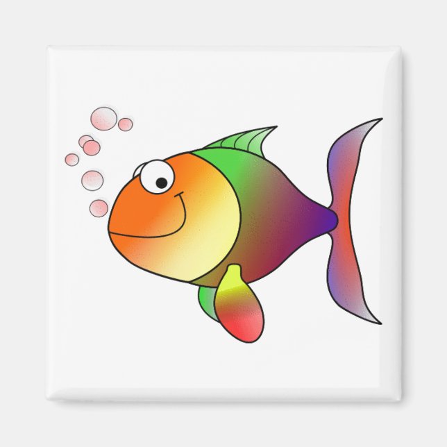 Íman Peixes Felizes (Frente)