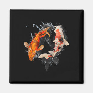 Íman Peixes Koi Japoneses I Koi Carp Pond Japan Tattoo