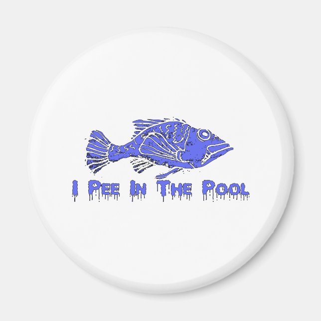 Íman Peixes na Piscina (Frente)