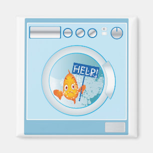 Íman peixes no ímã da máquina de lavar