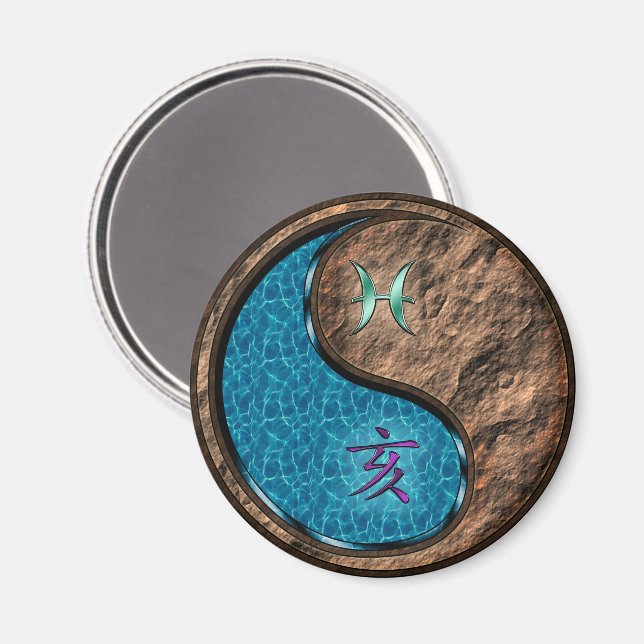 Íman Peixes & Porco Terra (Front/Back)
