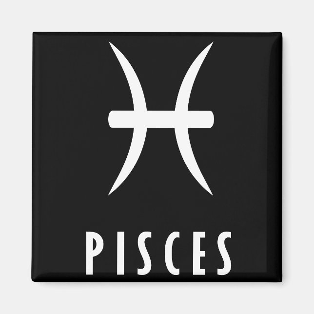 Íman Peixes sinal zodiaco (Frente)