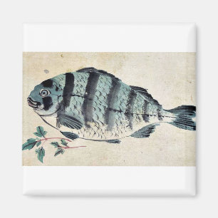 Íman Peixes Ukiyo-e.
