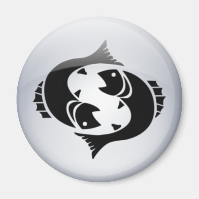 Íman Peixes Zodiac (Frente)