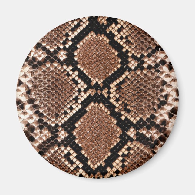 Íman Pele de Cascavel Diamondback Ocidental (Frente)