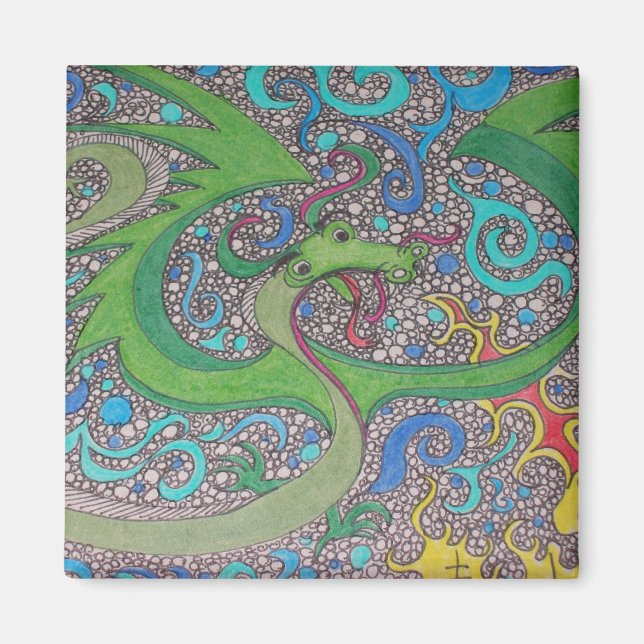 Íman Pele do Dragão (Frente)