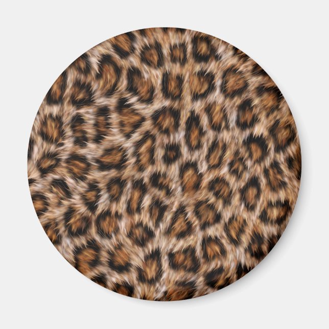 Íman Peles-leopardo Peles Peles com pelo Jaguar Pele de (Frente)