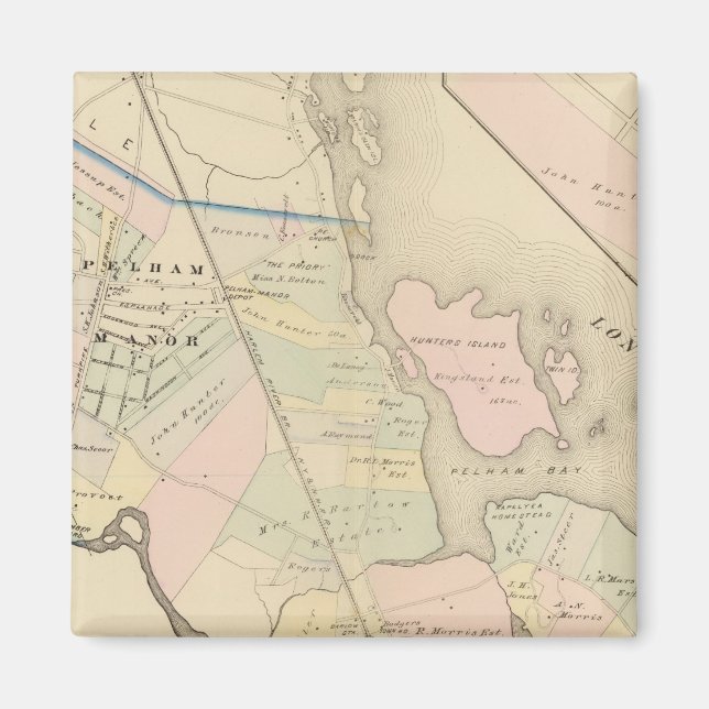 Íman Pelham, Pelham Manor, Nova Iorque (Frente)