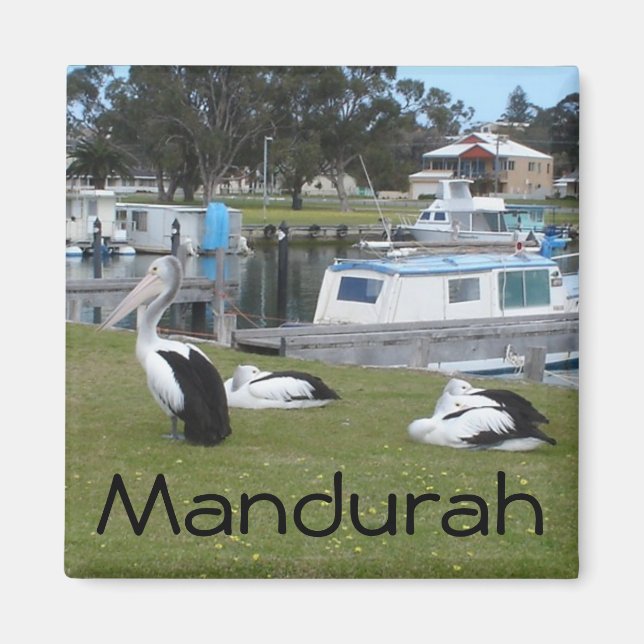 Íman Pelicanos em Mandurah (Frente)