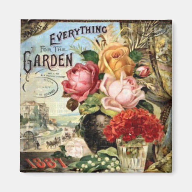 Íman Pelo Magneta do Jardim (Frente)