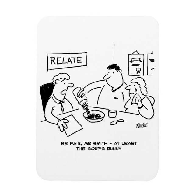 Íman Pelo menos a sopa está escorrendo (Vertical)