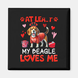 Íman Pelo Menos Meu Beagle Me Ama No Dia Dos Namorados