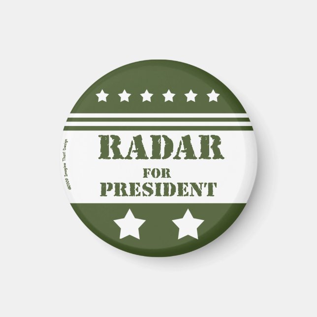 Íman Pelo Presidente Radar (Frente)
