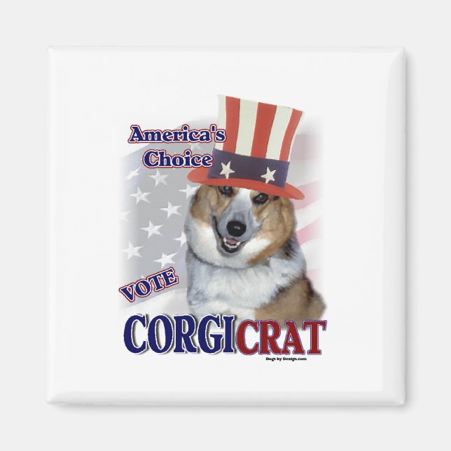Íman Pembroke Welsh Corgi Gifts (Frente)