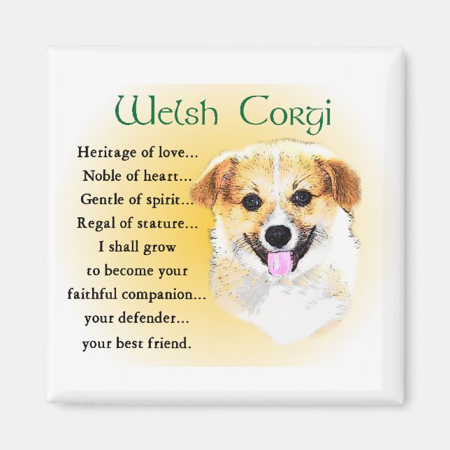 Íman Pembroke Welsh Corgi Gifts (Frente)