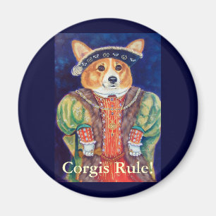 Íman Pembroke Welsh Corgi King Magnets