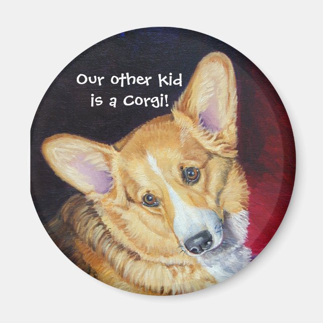 Íman Pembroke Welsh Corgi Magnets (Frente)