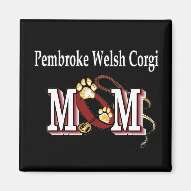 Íman Pembroke Welsh Corgi Mamãe Gifts (Frente)