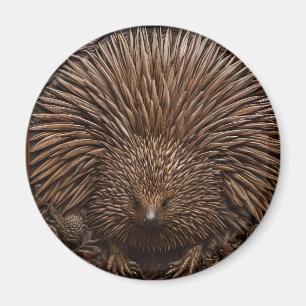 Íman Pena da Natureza: O Equidna Australiano em Madeira
