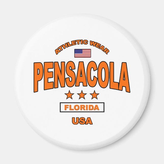 Íman Penacola-laranja (Frente)
