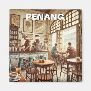 Íman Penang Malásia Shophouse Kopitiam Viagem