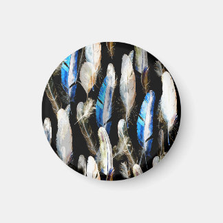 Íman Penas de Aquarela de Voo: Fundo sem costura