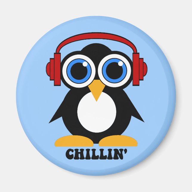 Íman penguin chillin (Frente)