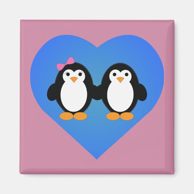 Íman Penguin Love (Frente)